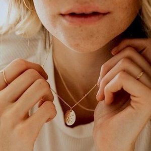 Aquarius Minimalist Star Zodiac Charm Necklace